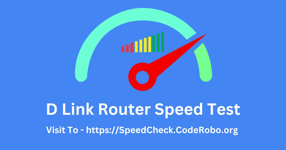 D Link Router Speed Test