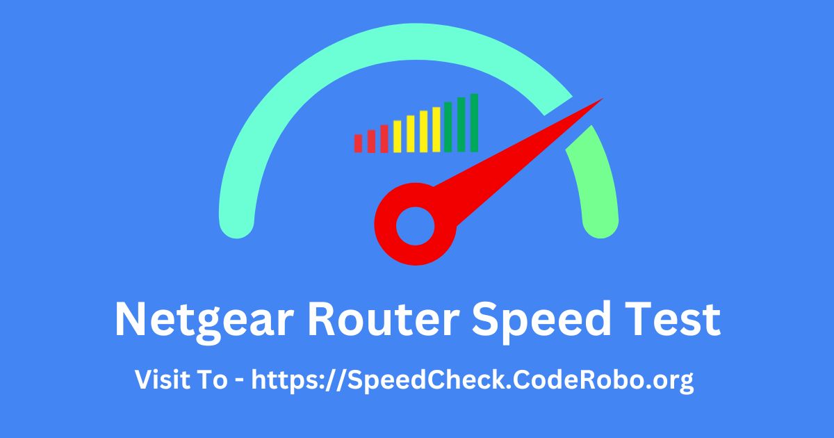 Netgear Router Speed Test