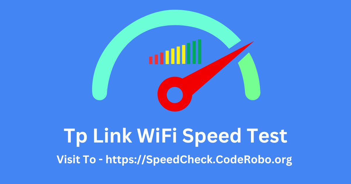 Tp Link WiFi Speed Test